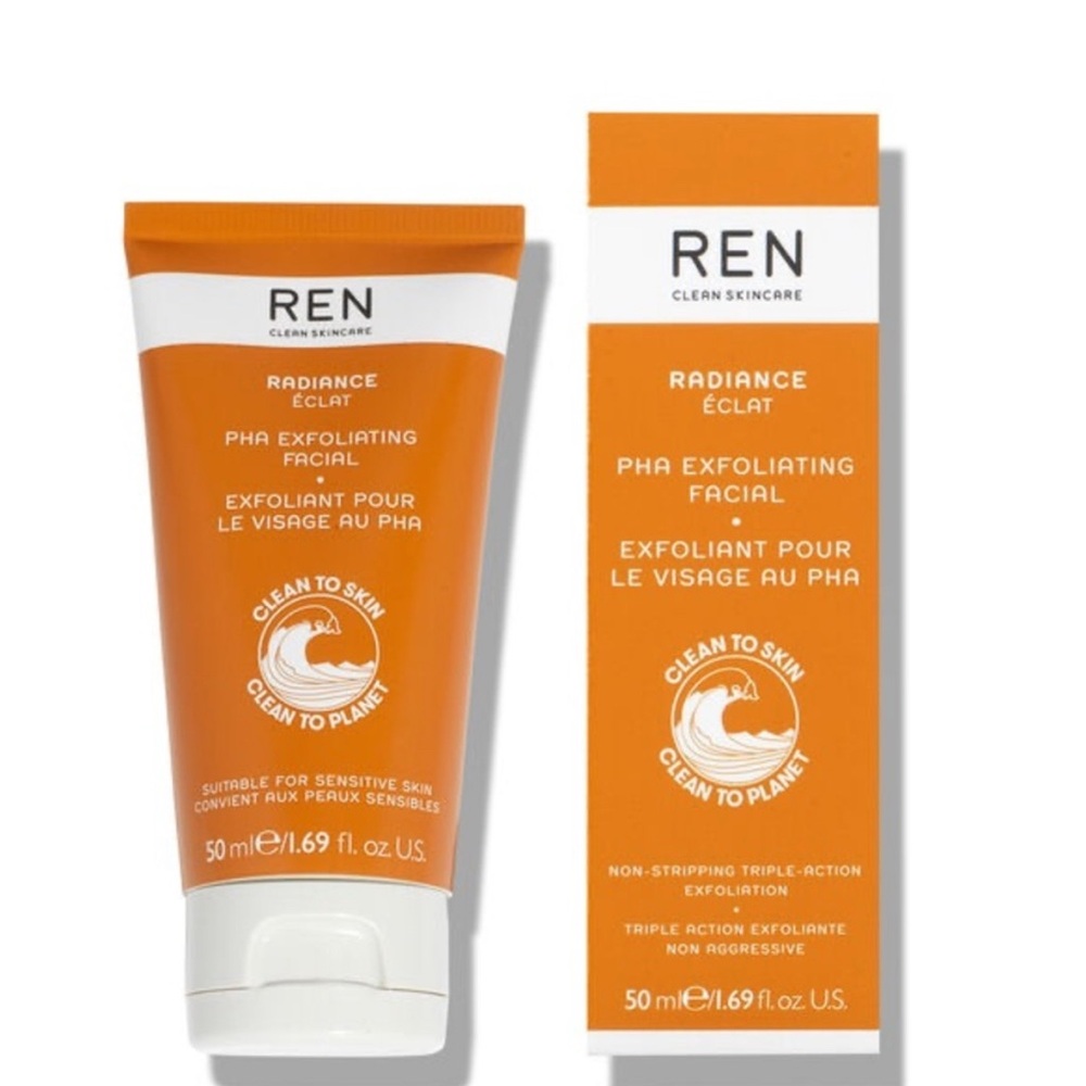 REN Clean Skincare PHA Radiance exfoliating Facial NWB